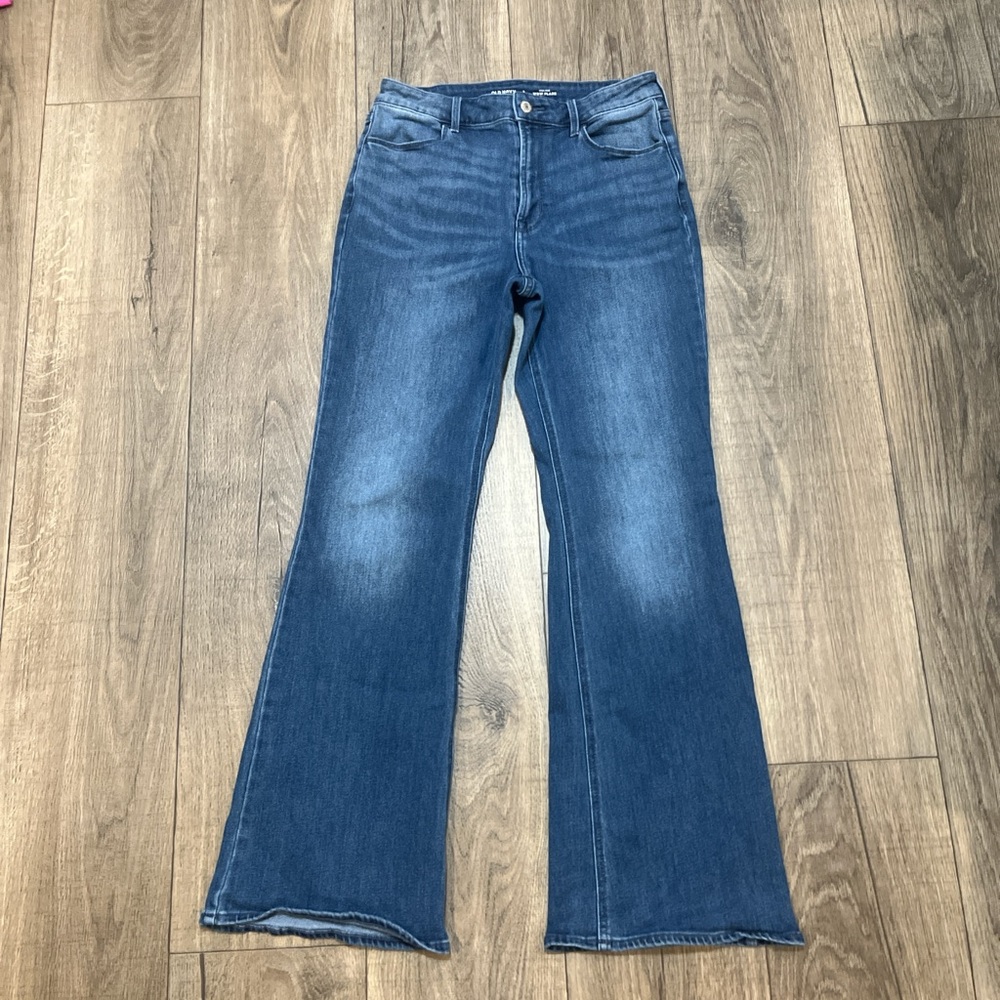Old Navy Blue Wide Leg Flare Jeans
